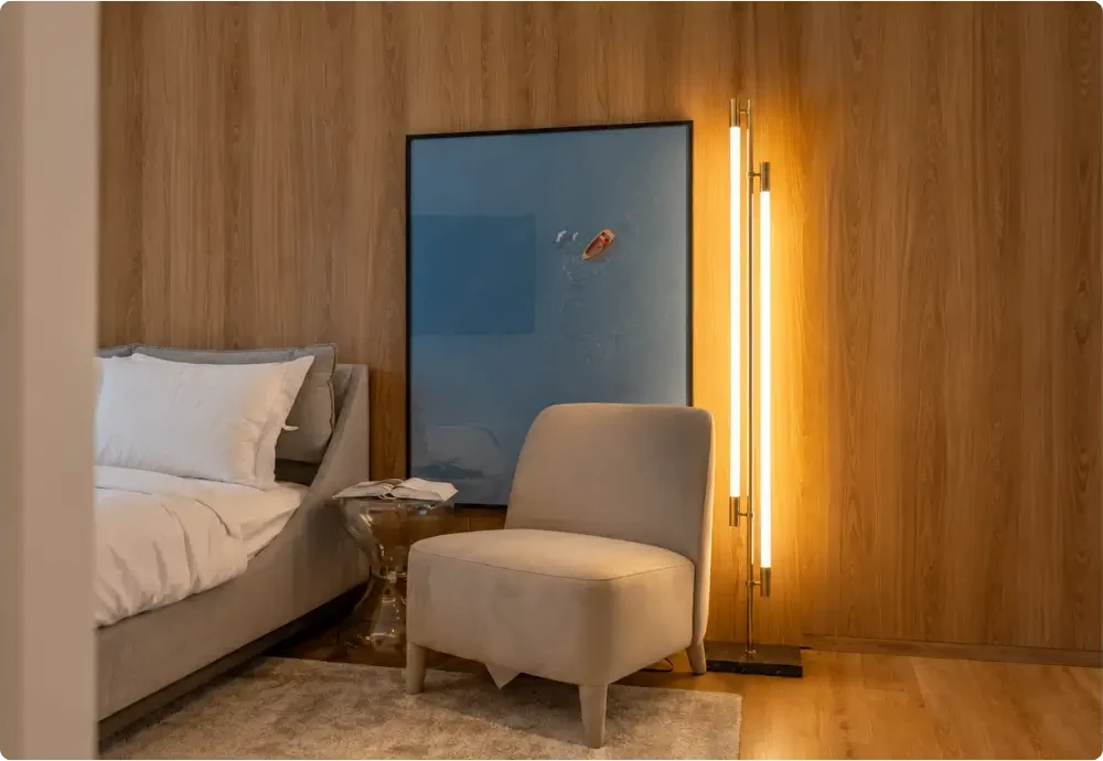 Luminária de chão de design Novaluz Iluminação