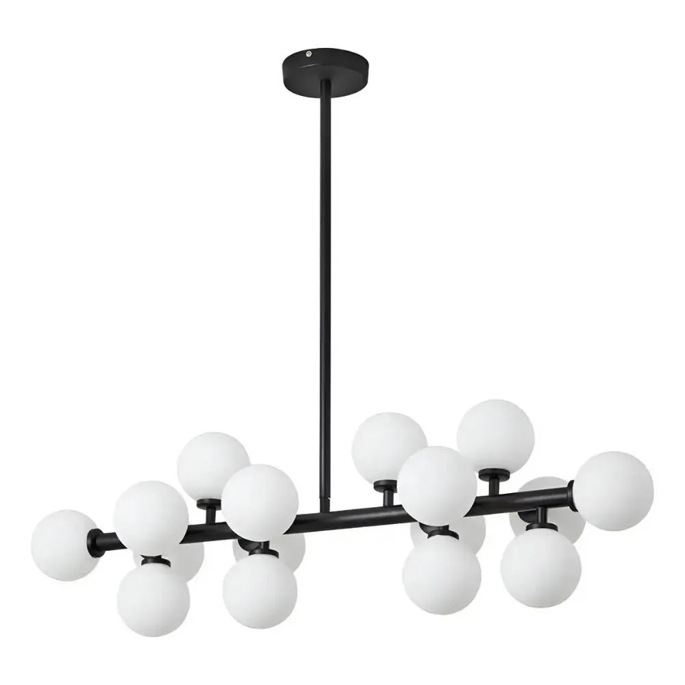 Pendente Jabuticaba Preto Globo - Outlet Novaluz Iluminação