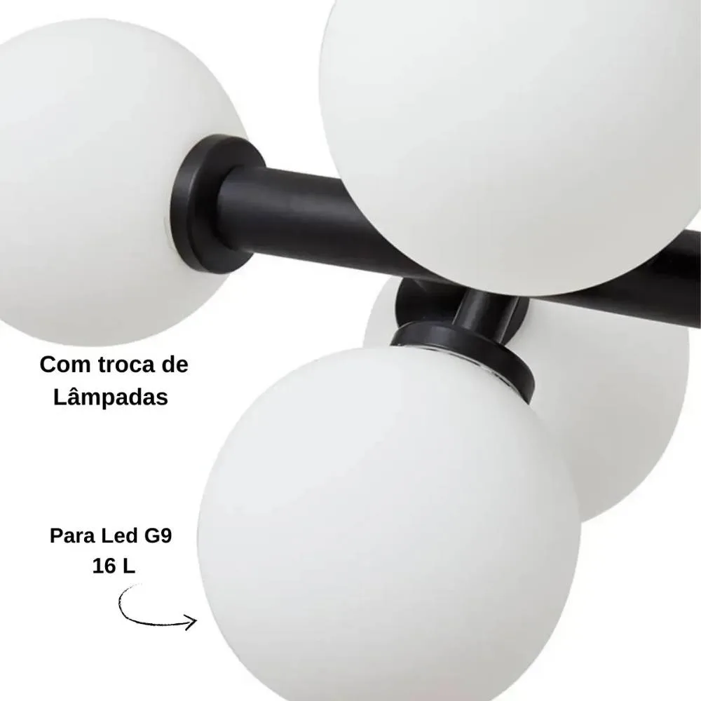 Pendente Jabuticaba Preto Globo - foto 3