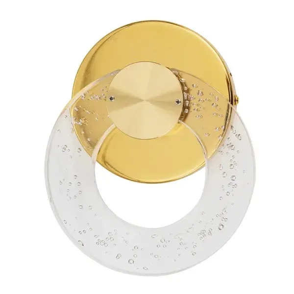 Arandela Cane Dourada - Outlet Novaluz Iluminação