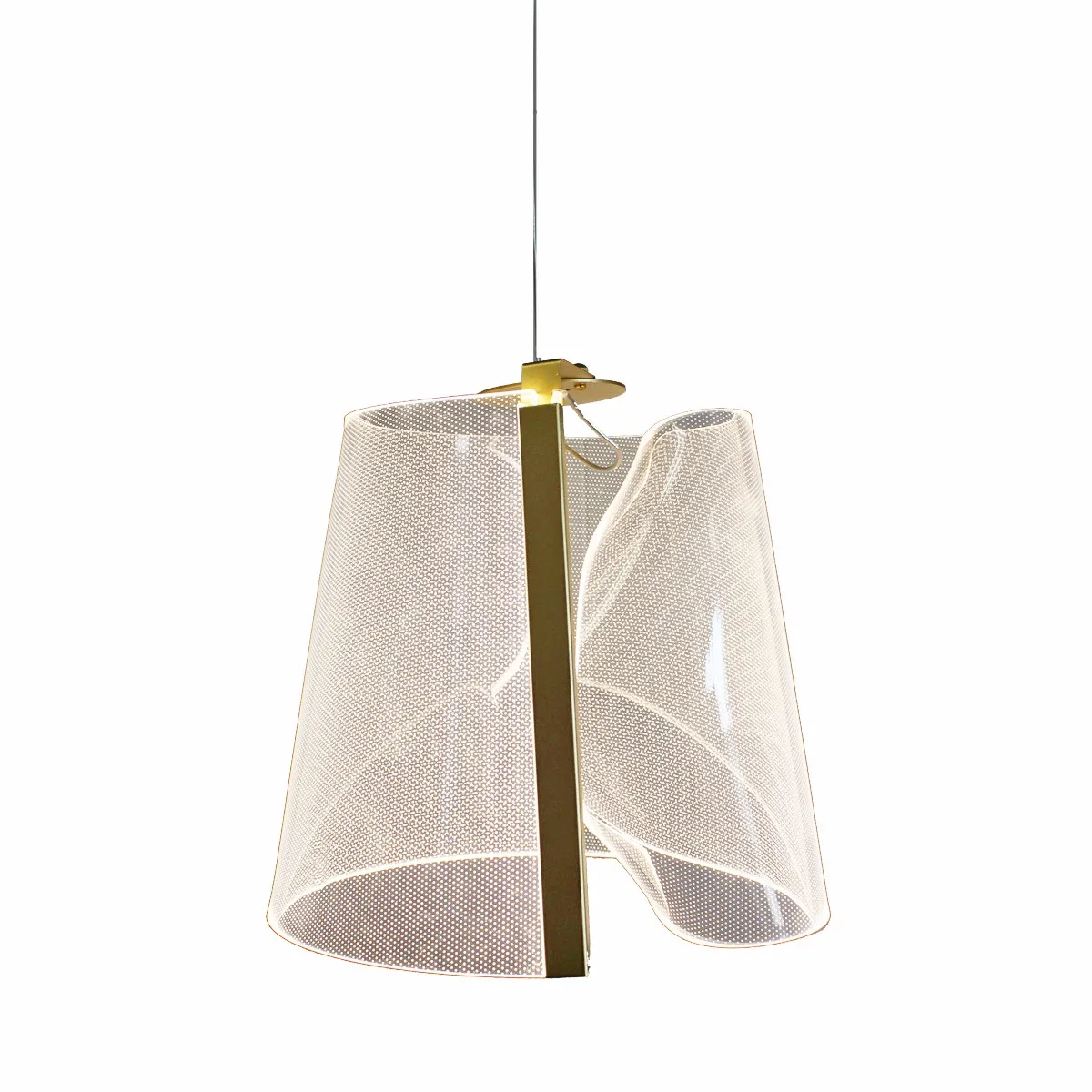 Pendente Soli Dourado - Outlet Novaluz Iluminação