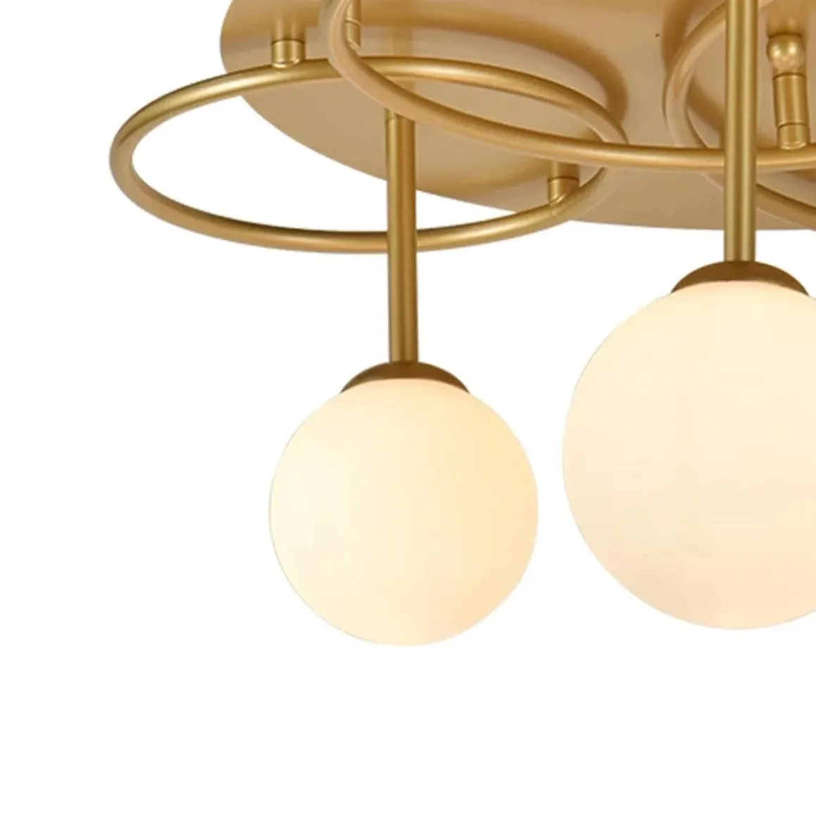 Plafon Lindo Globo Dourado - foto 2