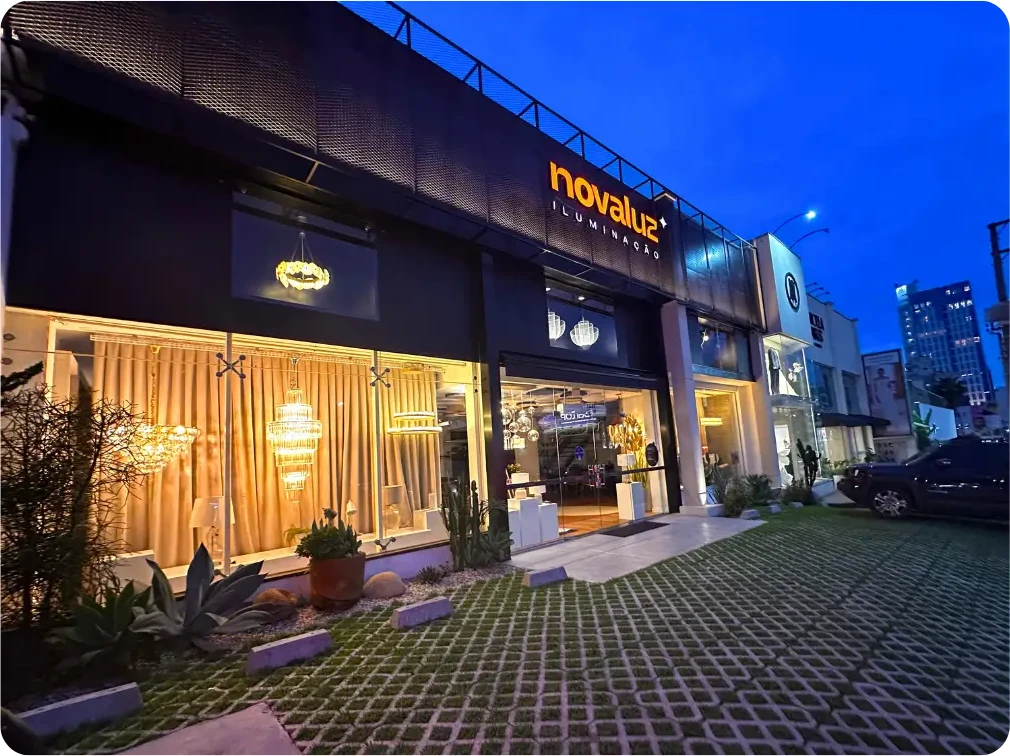 Showroom de iluminação Novaluz Iluminação